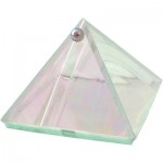 Glass Pyramid Box Plain Moon Glass 