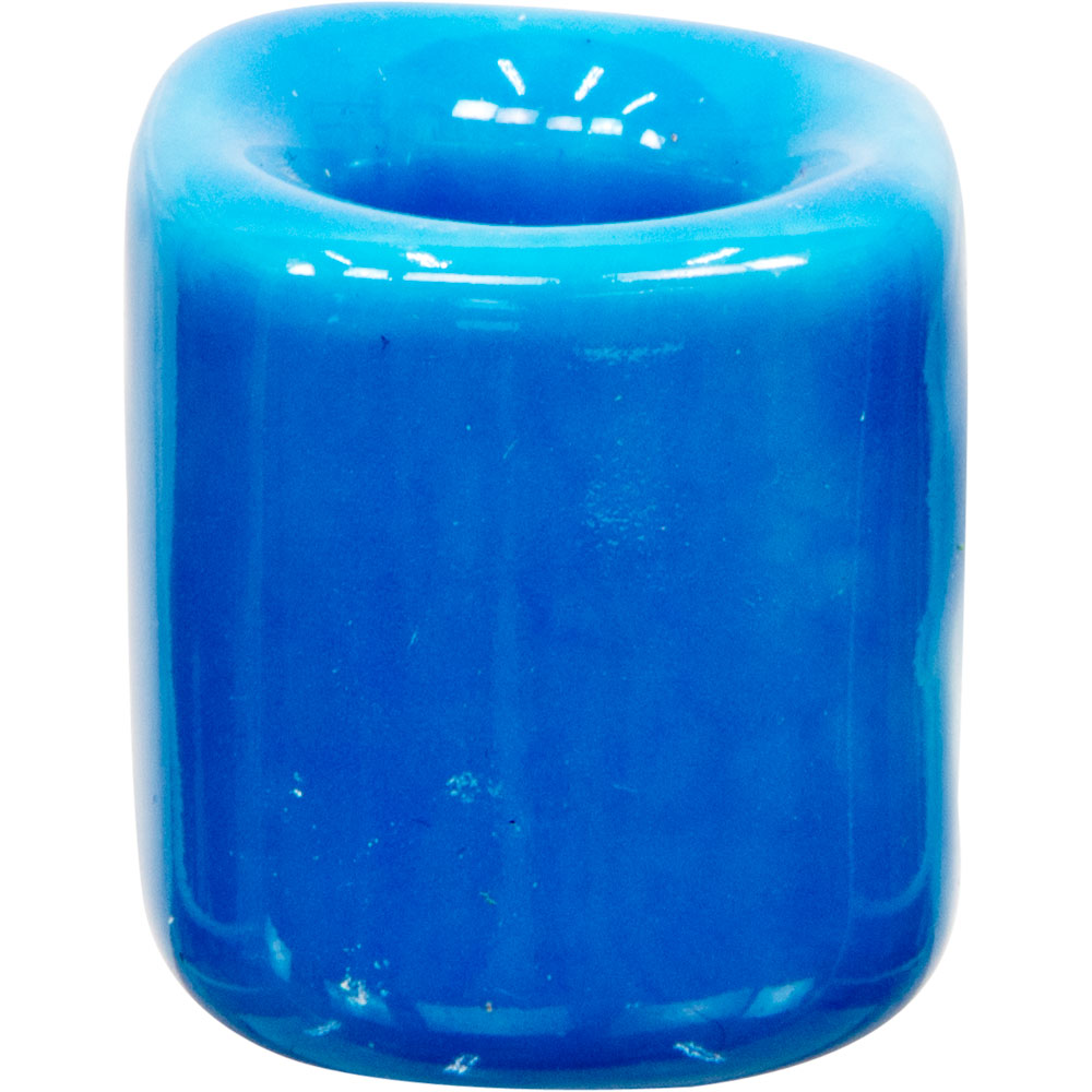 Ceramic Chime CANDLE Holder - Light Blue (Pack of 5)