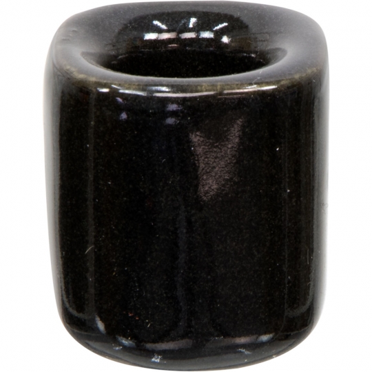 Ceramic Chime Candle Holder - Black (Pack of 5)