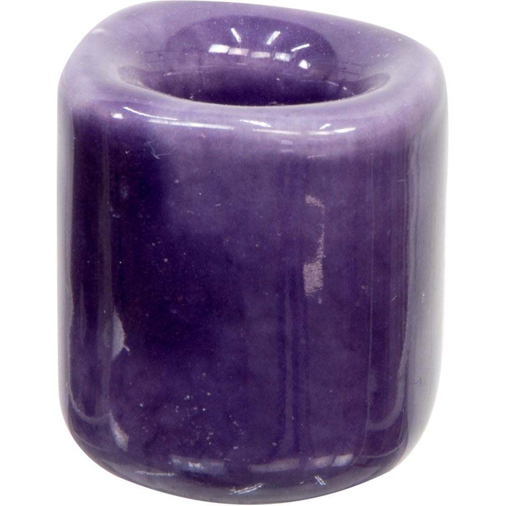 Ceramic Chime CANDLE HOLDER - Purple (Pack of 5)