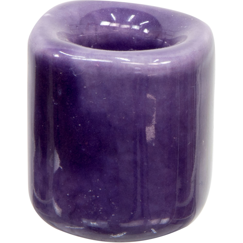 Ceramic Chime CANDLE Holder - Purple (Pack of 5)