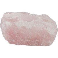 T-Light Holder Rough Rose Quartz (each)