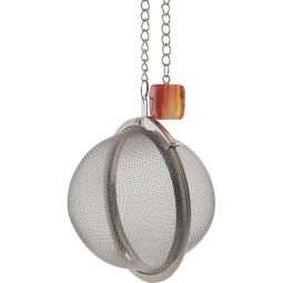 Stainless Steel Tea Infuser Ball - Carnelian (Each)