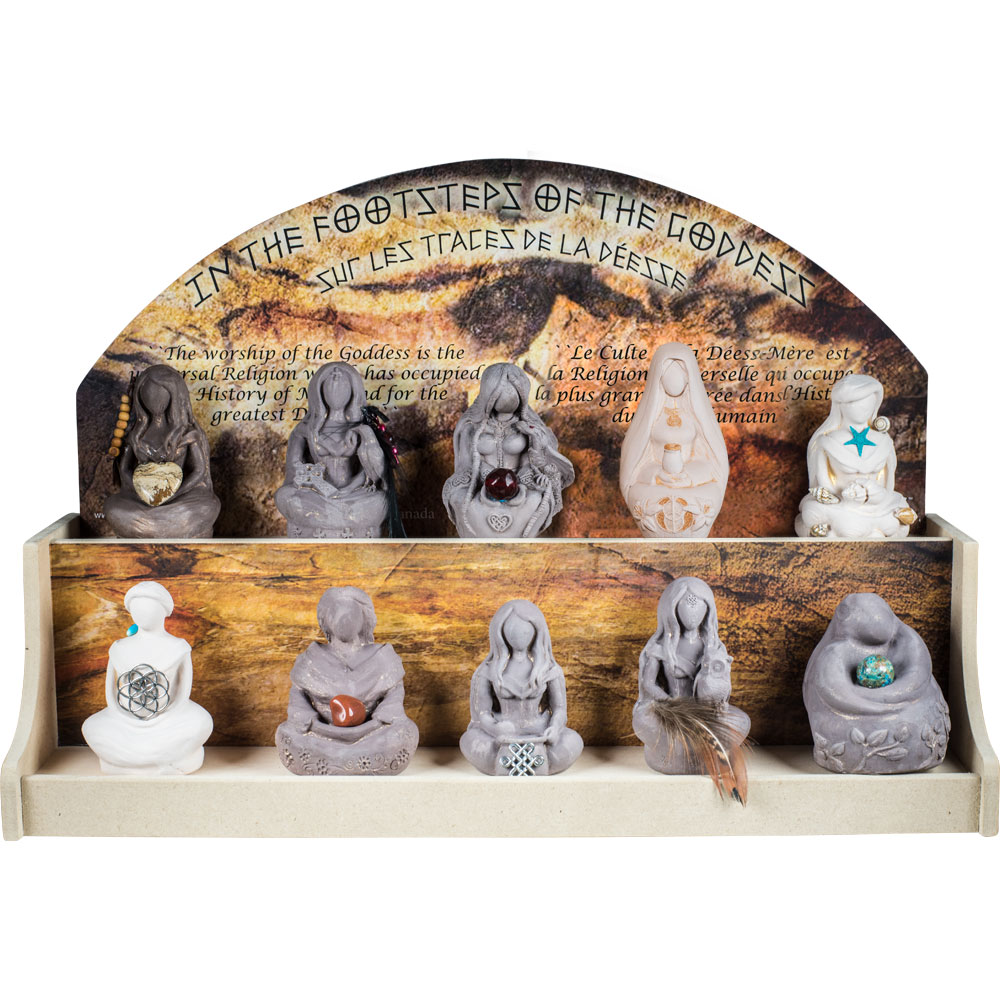 GypsuM CeMent Goddesses DISPLAY PaCkage (EaCh)