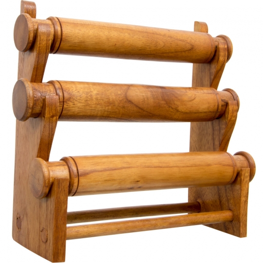 Empty Wood Display 3 Tiers - Natural (Each)