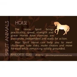 Spirit Animal Info Card  Horse  (each)