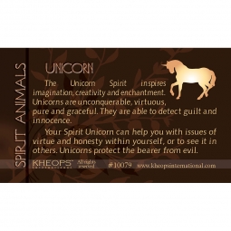 Spirit Animal Info Card Unicorn (each)
