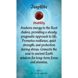 Gemstone Properties Info Card Jaspillite (Each)