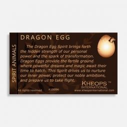 Spirit Animal Info Card Dragon Egg (Each)