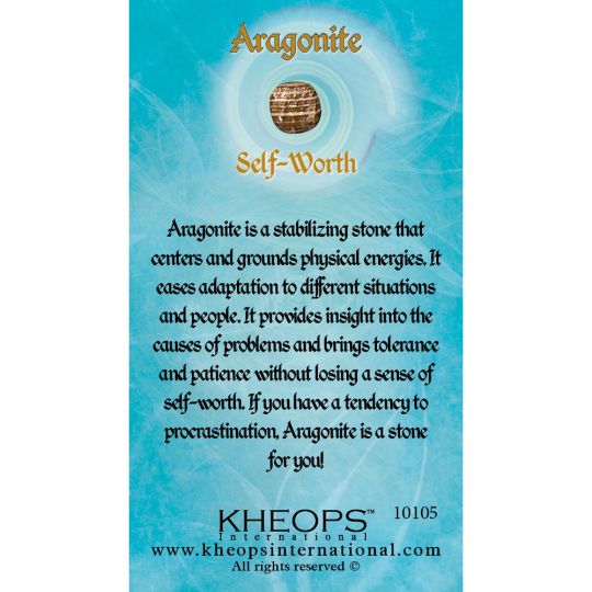 Gemstone Properties Info Card Aragonite (each)