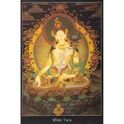 Nepalese Altar Information Card - White Tara (Each)