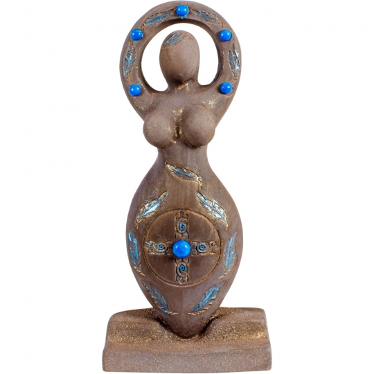 Gypsum Cement Figurine - Shaman Goddess (each)