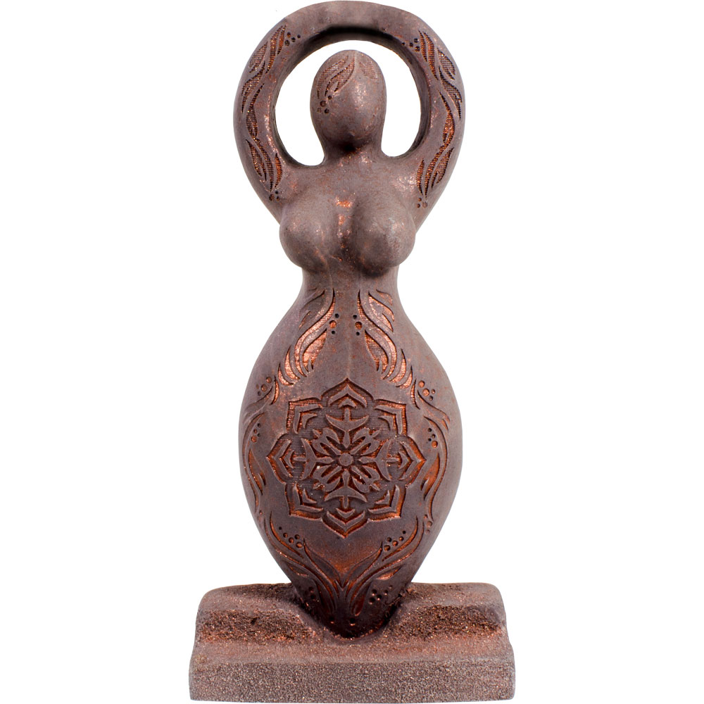 Gypsum Cement FIGURINE - Lotus Goddess (each)