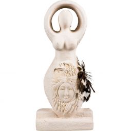 Gypsum Cement Figurine - Eagle Goddess 5.5" (Each)