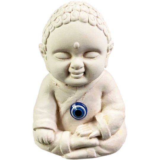 Gypsum Cement Buddha Figurine - Evil Eye (Each)