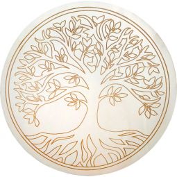 Wood Crystal Grid - Tree of Life (Each)