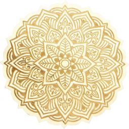 Wood Crystal Grid - Mandala (Each)
