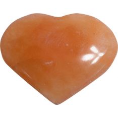 Orange Selenite Medium - Heart (Each)