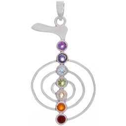 Reiki Chakra Pendant w/ Semi-Precious Stones