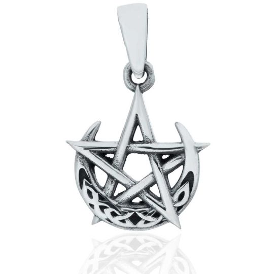 Celtic Night - Pendant Moon Pentacle