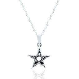 Celtic Night -Pendant Pentacle w/Siver Chain