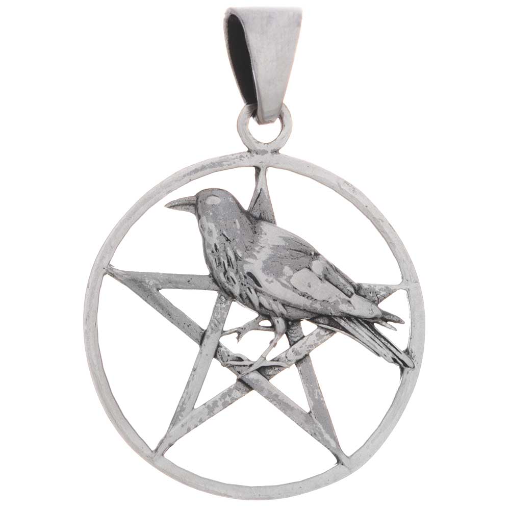 Round Raven PENDANT