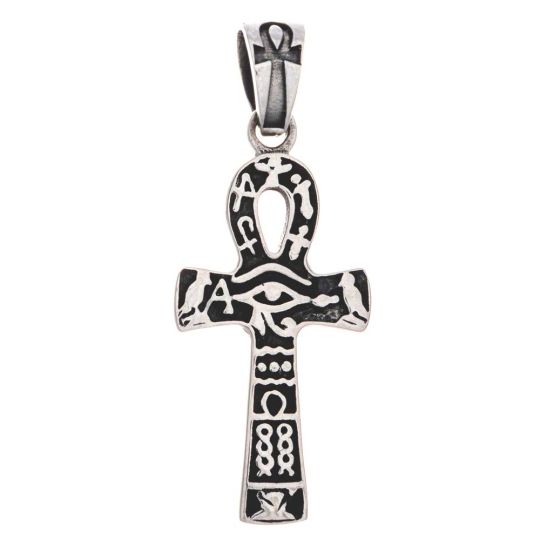 Heiroglyphs Ankh Pendant