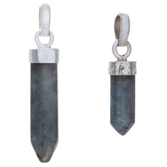 Labradorite Assorted Small Pencil Pendant (20mm to 42mm H)