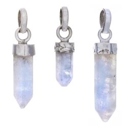 Rainbow Moonstone Assorted Small Pencil Pendant (20mm to 38mm H)
