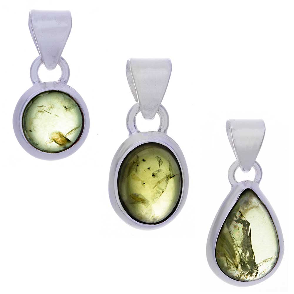 PERIDOT Assorted Shapes Pendants (18mm to 24mm H)