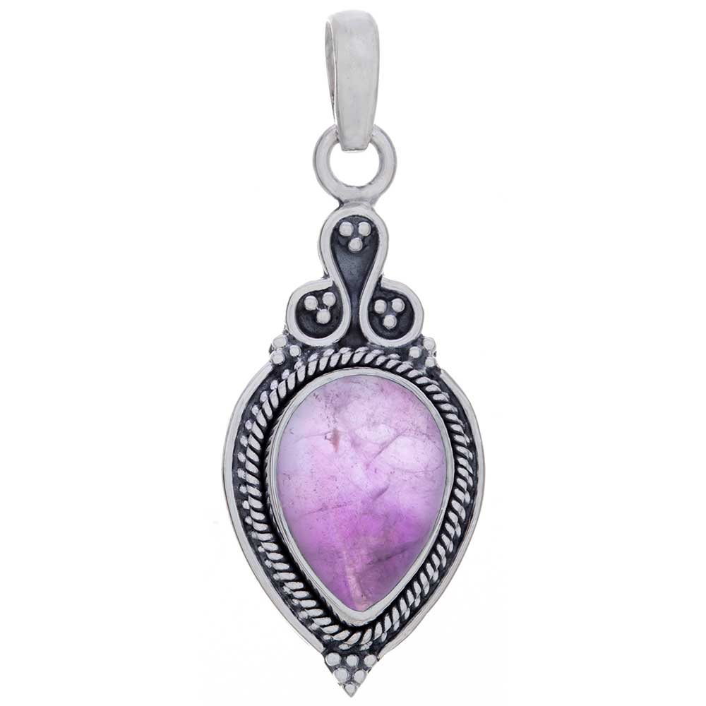 AMETHYST Fancy Teardrop Pendant