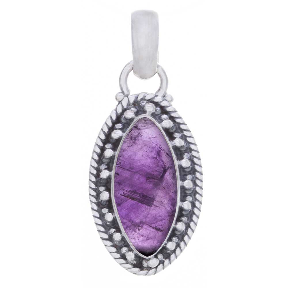AMETHYST Fancy Marquise Pendant