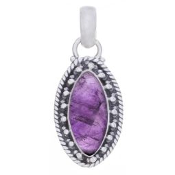 Amethyst Fancy Marquise Pendant