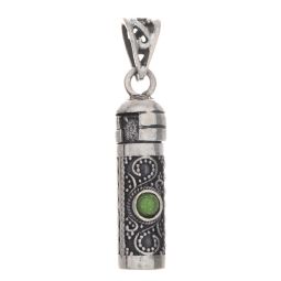 Keepsake Box Pendant 2 Stones - Peridot