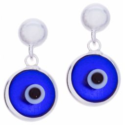 Evil Eye Stud Earrings Small