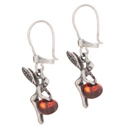 Fairy Amber Earrings Asst'd Colors