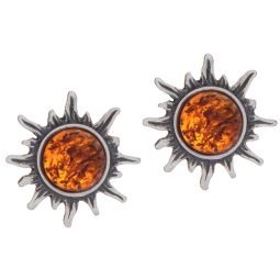 Sun Amber Studs Asst'd Colors