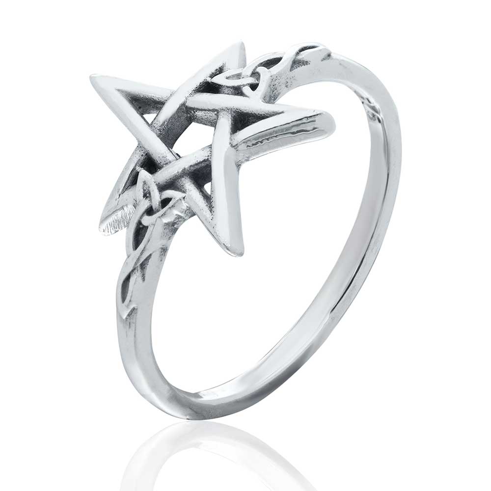 Celtic Night - Pentacle RING - Size 7