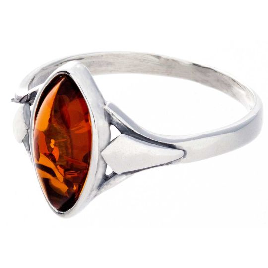 Amber Ring - Marquise - Size 10