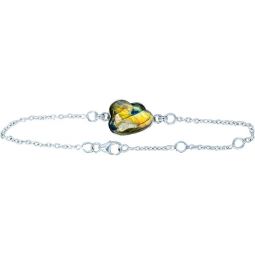 Sterling Silver Bracelet Cloud Charm - Labradorite (Each)