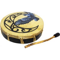 Ceremonial Drum - Moon & Raven (Each)