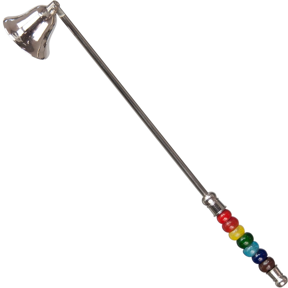 CANDLE Snuffer Beaded 7 Chakras (each)