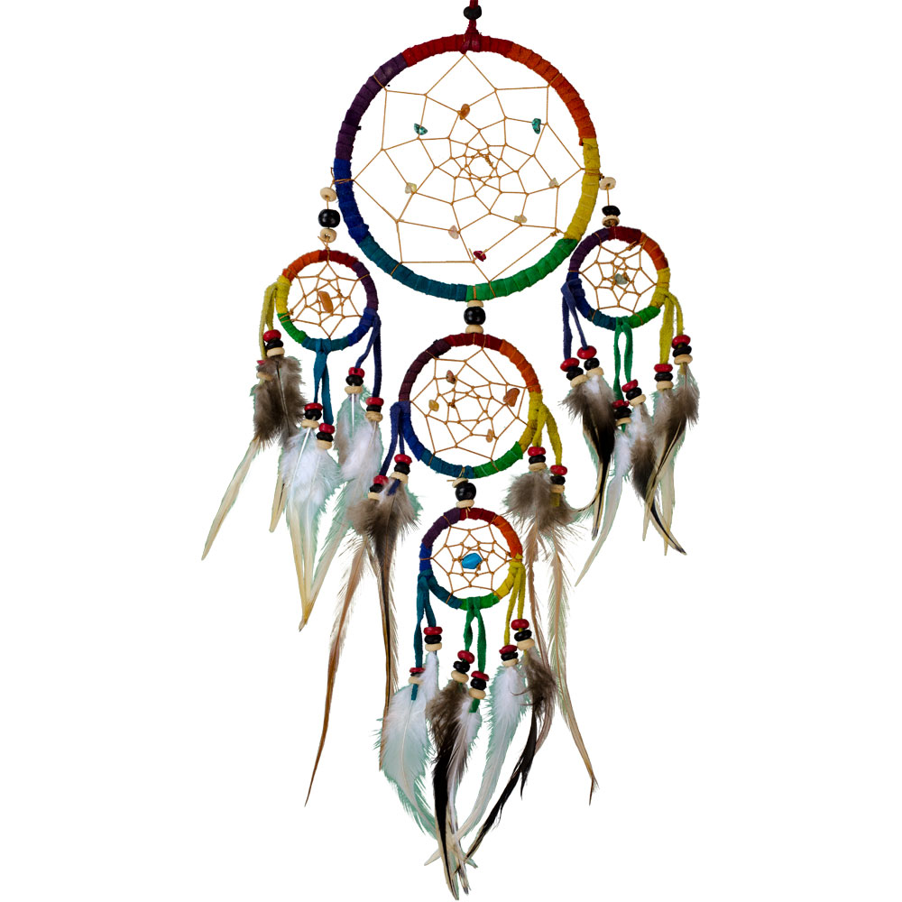 Dreamcatcher LEATHER Rainbow (Each)