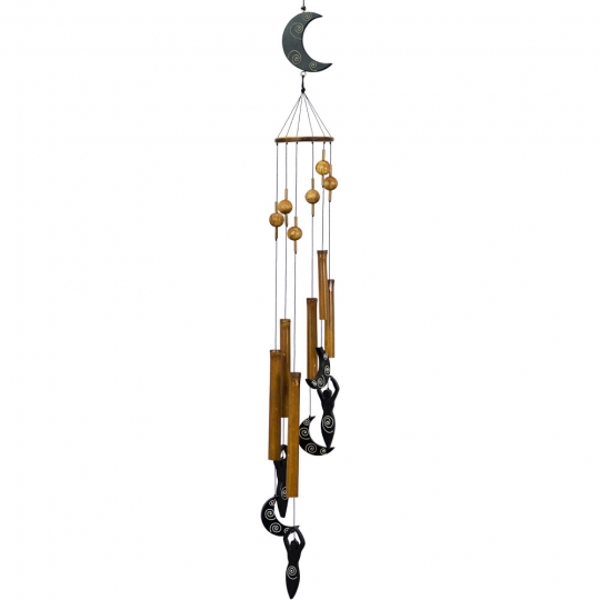 Bamboo Windchime Moon Goddess (each)