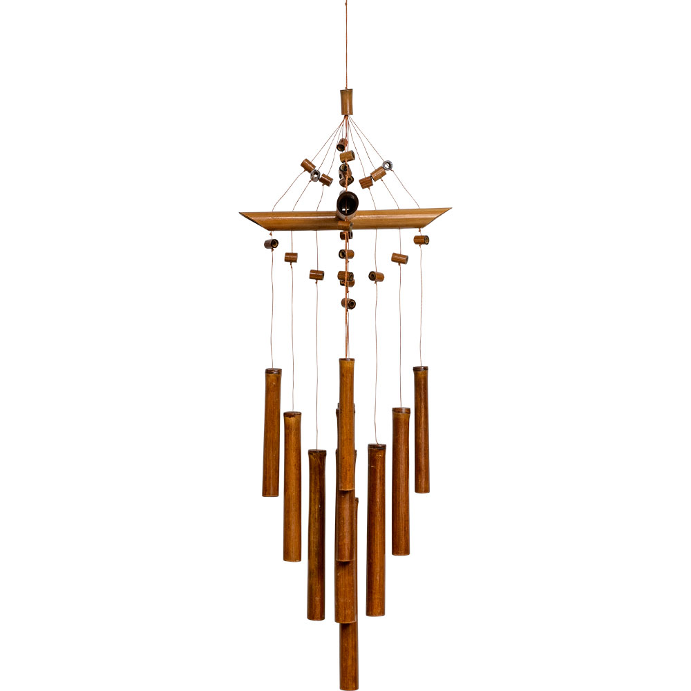 BAMBOO Windchime Crisscross (Each)