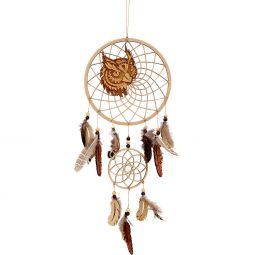 Dreamcatcher Wooden Laser Cut - Owl (Each)