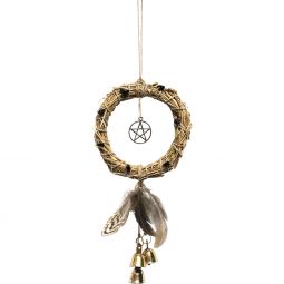 Protection Wreath w/ Bells - Pentacle (Each)