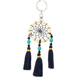 Dreamcatcher Mini Triple Black Tassels (Each)