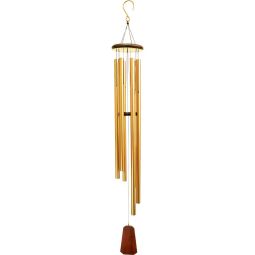 Wood & Metal Tuned Windchimes 56in - Bronze (Each)