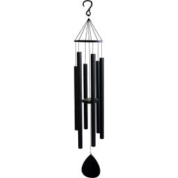 Iron Powder Coated Tuned Windchimes 42in - Black (Each)